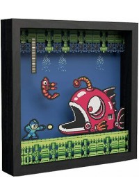 Cadre Diorama (Shadow Box) Mega Man 2 Par Pixel Frames - Lantern Fish (23 x 23CM)