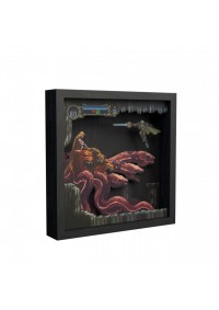 Cadre Diorama (Shadow Box) Castlevania Symphony of The Night Par Pixel Frames - Scylla (23 x 23CM)