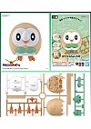 Model Kit Pokemon PLAMO #10 Par Bandai - Rowlet