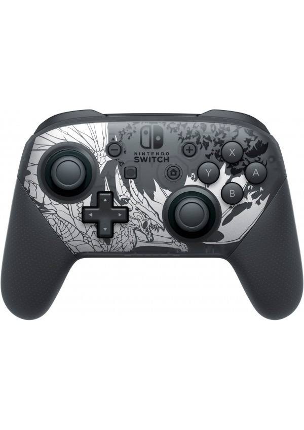 Manette Pro Controller Sans Fil Pour Switch Officielle Nintendo - Édition Monster Hunter Rise Sunbr