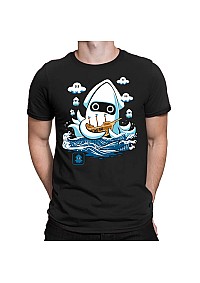 T-Shirt Threadless - Blooper Kaiju (Noir)