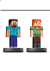 Figurine Amiibo Super Smash Bros - Steve & Alex