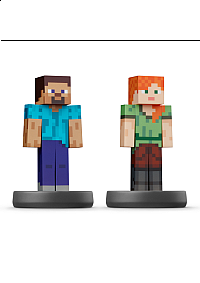 Figurine Amiibo Super Smash Bros - Steve & Alex