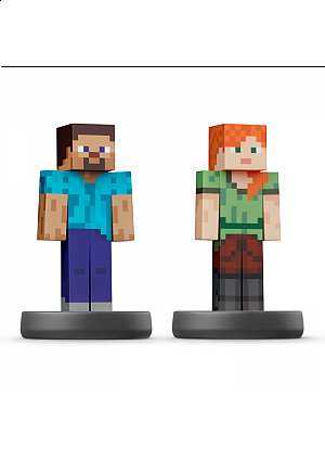 Figurine Amiibo Super Smash Bros - Steve & Alex