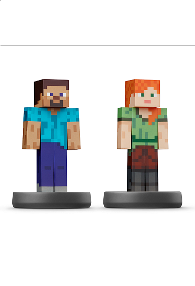 Figurine Amiibo Super Smash Bros - Steve & Alex