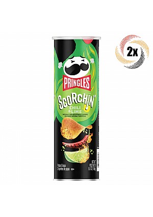 Croustilles Pringles Chili & Lime Brûlant (Scorchin') 158G