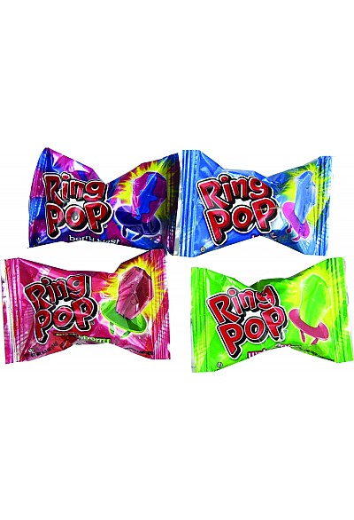 Bonbon Suçon Ring Pop - (Saveur Au Hasard) 14G