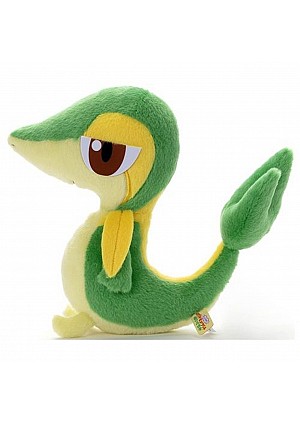 Toutou Pokemon I Choose You! Pokemon Get Plush Par Takara Tomy - Snivy 23 CM