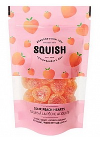 Jujubes Squish - Coeurs À La Pêche Acidulés