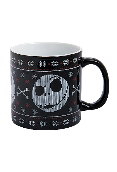 Tasse Étrange Noël De Mr. Jack (Nightmare Before Christmas) Par Vandor -  Style Pull (12 Oz)