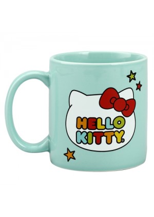 Tasse En Céramique Hello Kitty Par Bioworld - Turquoise (14 Oz)