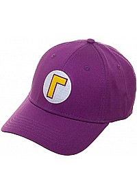 Casquette Ajustable Nintendo Avec Broderie Logo Waluigi - Par Bioworld