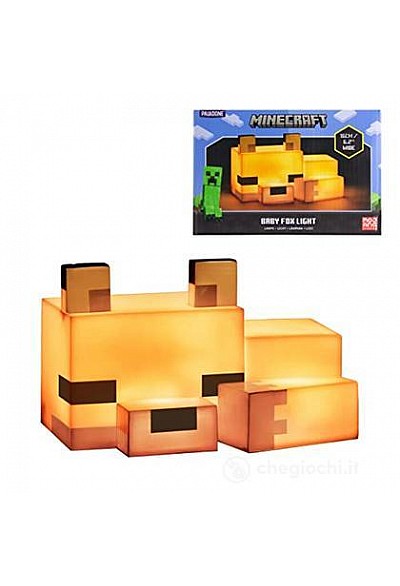 Lampe Minecraft Par Paladone - Bébé Renard (16CM Large)