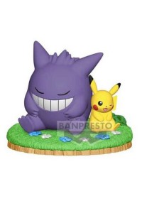 Figurine Pokemon Par Banpresto - Gengar Et Pikachu (10CM)