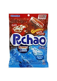 Bonbons Tendres Puchao à Saveur Cola et Soda - Sachet de 100g