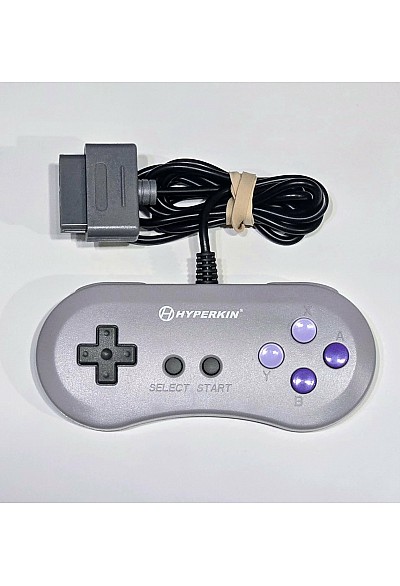 Manette Pour SNES / Super NES Par Hyperkin - Grise