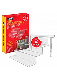 Présentoir En Acrylique À 4 Étages Pour Figurines Par EvoRetro - Ensemble De 2