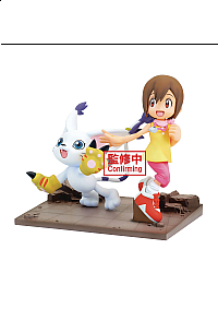 Figurine Digimon Adventures Par Banpresto - Hikari & Tailmon 15 CM