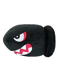 Coussin / Toutou Super Mario Bros Par Sanei - Banzai Bill 38 CM