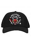Casquette Ajustable Stranger Things Par Bioworld - Hellfire Club Noire