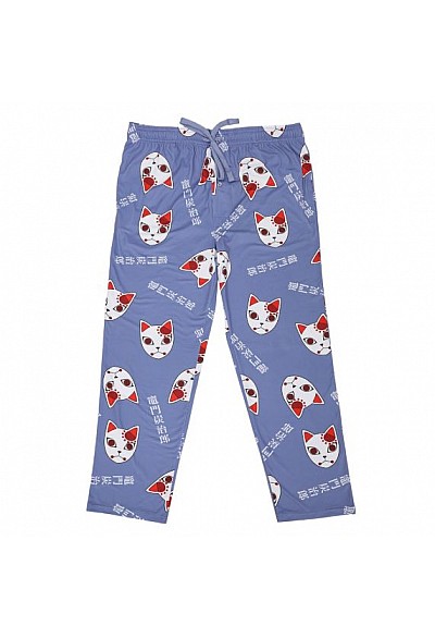 Pantalon Pyjama Demon Slayer Par Bioworld - Masque Tanjiro Fox