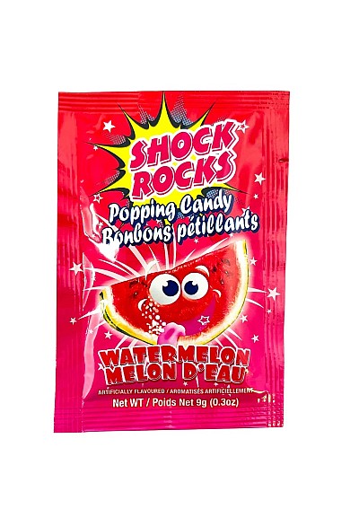 Bonbons Pétillants Shock Rocks - Melon D'Eau (9g)