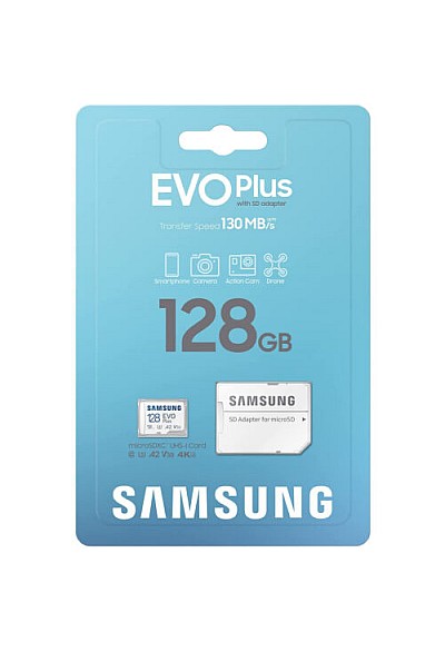 Carte MicroSDXC Evo Select Pour Nintendo Switch Par Samsung - 128 GB