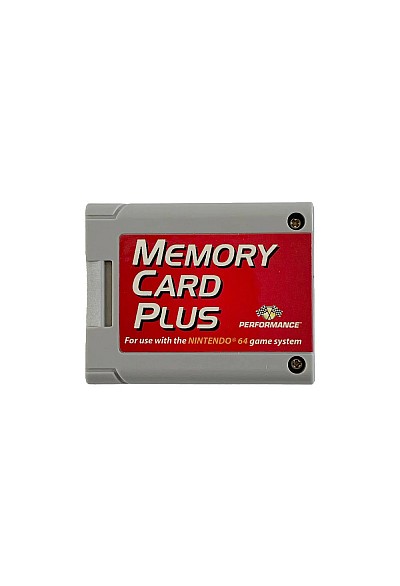 Carte Mémoire / Controller Pak (Pack) Pour Nintendo 64 / N64 Par Performance - Memory Card Plus