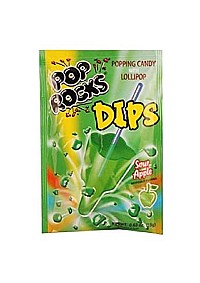 Sucette Pop Rocks À Tremper Dans Bonbons Pétillants - Pomme Surette 18 G