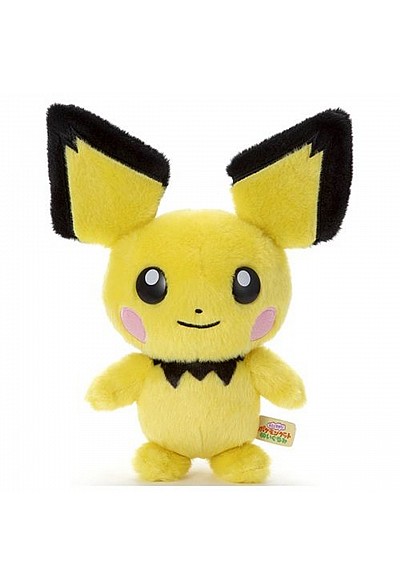 Toutou Pokemon I Choose You! Pokemon Get Plush Par Takara Tomy - Pichu 23 CM