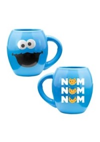 Tasse (Mug) Sesame Street Par Vandor - Cookie Monster Nom Nom Nom 18 OZ
