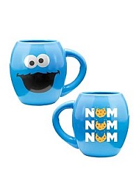 Tasse (Mug) Sesame Street Par Vandor - Cookie Monster Nom Nom Nom 18 OZ