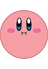 Jeté En Molleton Ronde Kirby Par Bioworld - Le Visage De Kirby