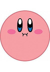 Jeté En Molleton Ronde Kirby Par Bioworld - Le Visage De Kirby