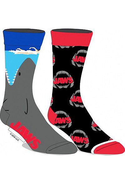 Chaussettes Les Dents De La Mer (Jaws) Par Bioworld - Paquet De 2 Paires