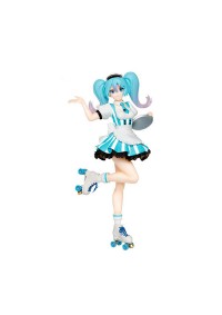 Figurine Vocaloid Par Taito - Hatsune Miku Café Roller Maid Ver. 20 CM