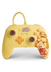 Manette Enhanced Controller Avec Fil Pour Nintendo Switch Par PowerA - Animal Crossing Isabelle