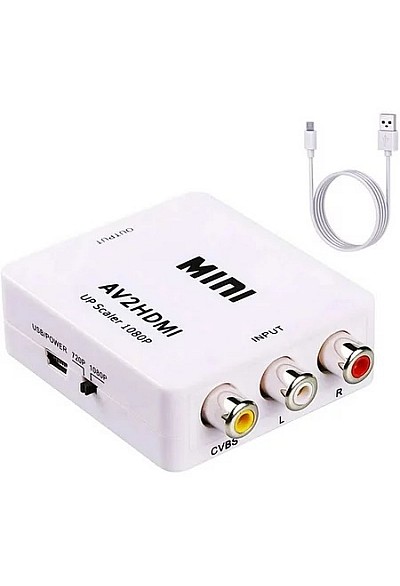 Convertisseur AV To HDMI / Composite Vers HDMI / RCA Vers HDMI - Marque Inconnue