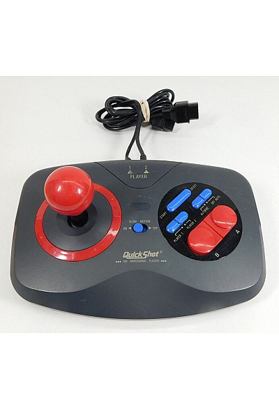 Manette Quickshot Modèle Q-128N Pour NES / Nintendo Entertainment System Style Arcade Par Bondwell