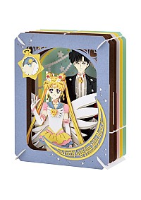 Kit Bricolage Paper Theater Sailor Moon Cosmos Par Ensky - Sailor Moon Et Tuxedo Mask