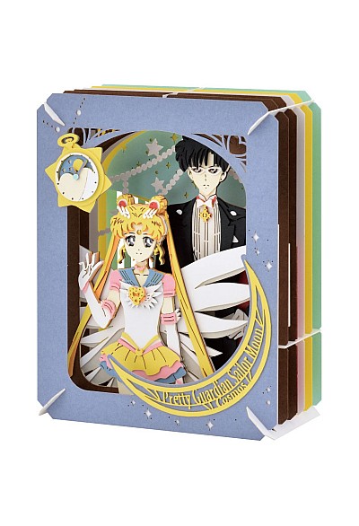 Kit Bricolage Paper Theater Sailor Moon Cosmos Par Ensky - Sailor Moon Et Tuxedo Mask