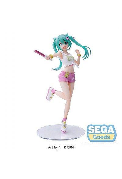 Figurine Luminasta Hatsune Miku Par Sega - Miku Live Cheer 21 CM