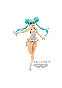 Figurine Hatsune Miku Racing Miku 2022 Par Banpresto - Tropical Maid 16 CM