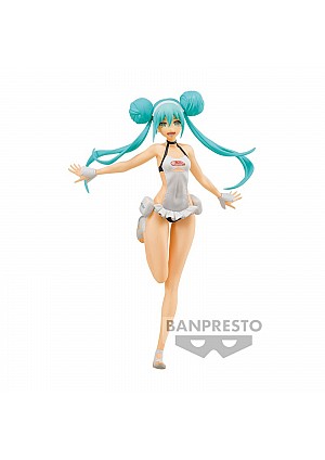 Figurine Hatsune Miku Racing Miku 2022 Par Banpresto - Tropical Maid 16 CM