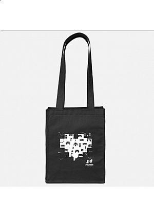 Sac De Magasinage Réutilisable En Tissu La Planque Jeux Vidéo Petit 25 x 20 x 10 CM - Noir