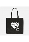 Sac De Magasinage Réutilisable En Tissu La Planque Jeux Vidéo Moyen 34 x 38 x 23 CM - Noir