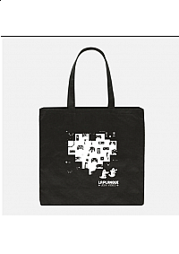 Sac De Magasinage Réutilisable En Tissu La Planque Jeux Vidéo Moyen 34 x 38 x 23 CM - Noir