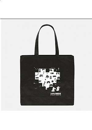 Sac De Magasinage Réutilisable En Tissu La Planque Jeux Vidéo Moyen 34 x 38 x 23 CM - Noir