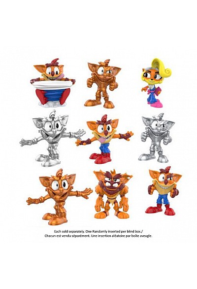 Boîte Surprise À Fracasser Crash Bandicoot - Une Figurine Au Hasard