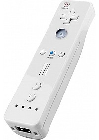 Manette Wiimote Plus Avec Build-In Motion 2 In 1 Pour Wii / Wii U Par Shiro - Blanche